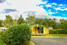 Location d'un mobil home climatisé classique en Camargue