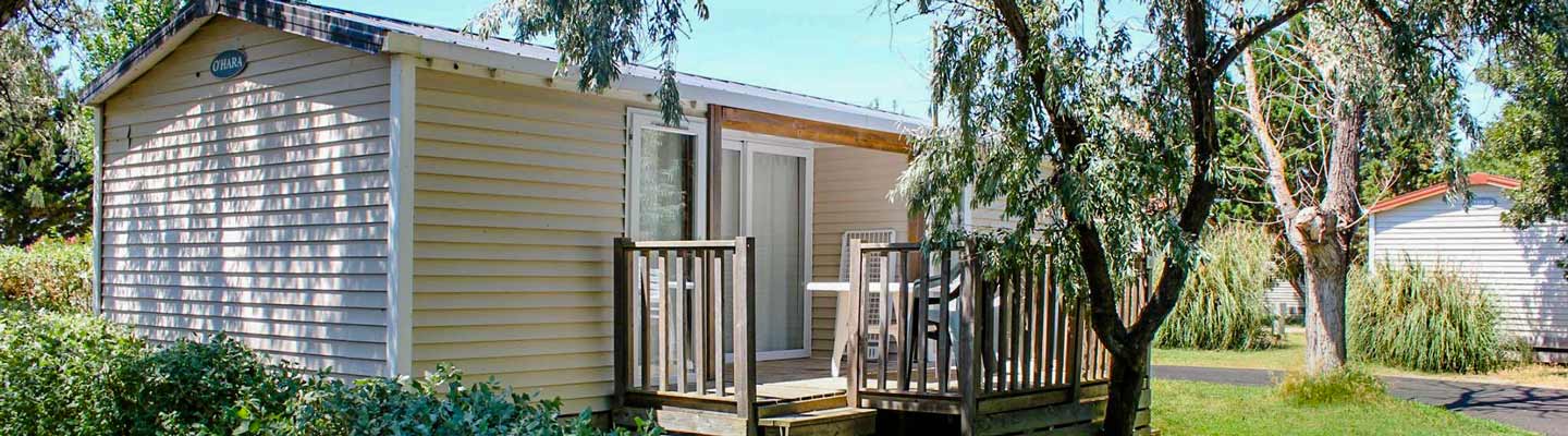 Mobil-home du camping Crin Blanc