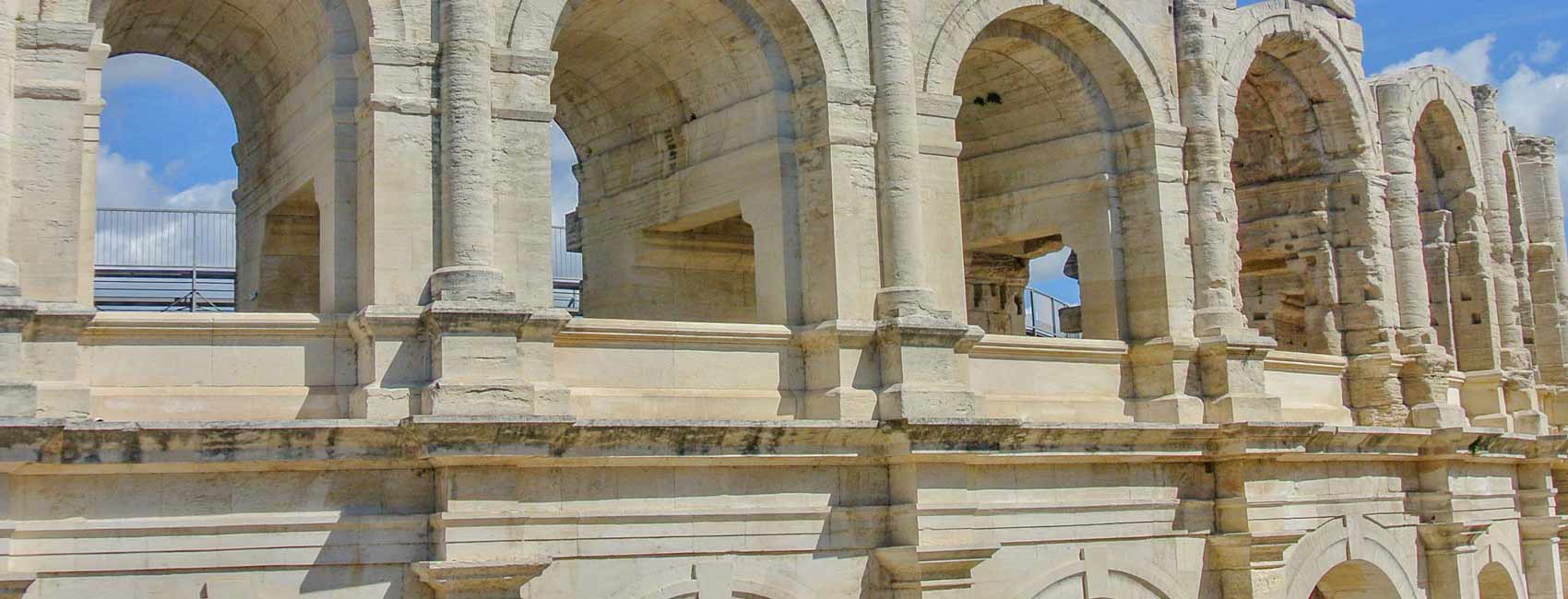 Arches of the Arles amphitheatre
