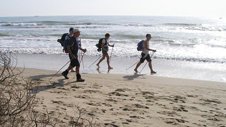 camping avec randonnées sur les plages de la manche